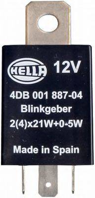 HELLA 4DB001887041 Переривач покажчиків повороту; Переривник покажчиків повороту