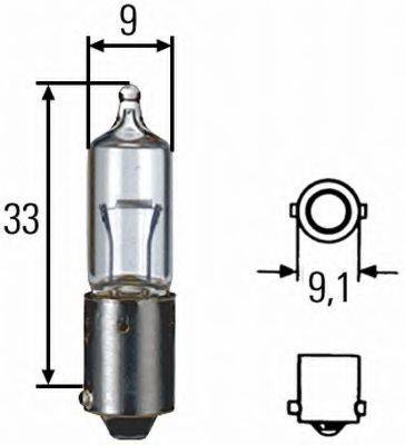 HELLA 8GH002473191 Лампа розжарювання, стоянкові вогні / габаритні ліхтарі