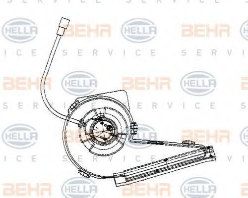 HELLA 8EW009159121 Вентилятор салону