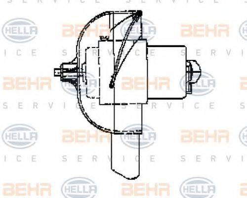 HELLA 8EW009160321 Вентилятор салону