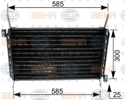 HELLA 8FC351035671 Конденсатор, кондиціонер