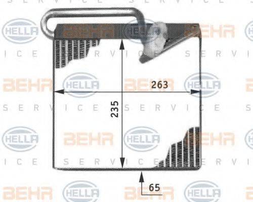 HELLA 8FV351211241 Випарник, кондиціонер