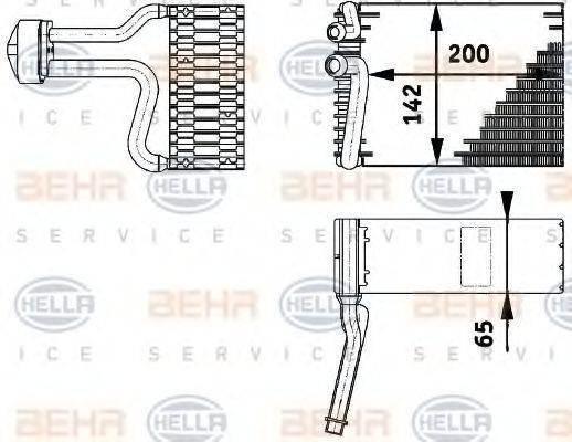 HELLA 8FV351211751 Випарник, кондиціонер