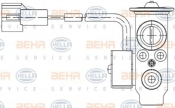 HELLA 8UW351234191 Розширювальний клапан, кондиціонер