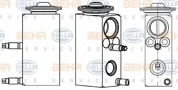 HELLA 8UW351234581 форсунка, розширювальний клапан