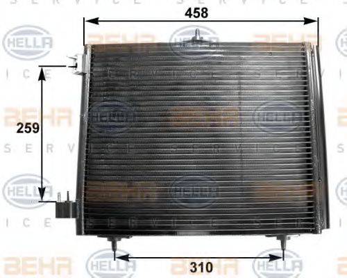 HELLA 8FC351300371 Конденсатор, кондиціонер