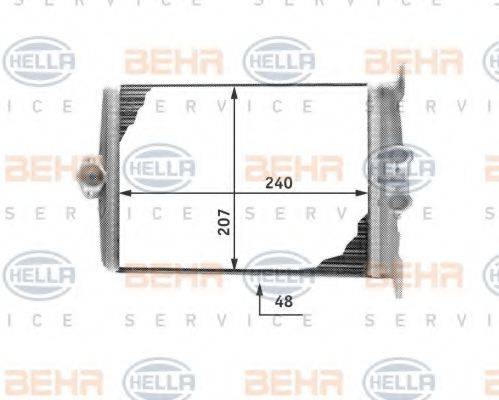 HELLA 8FH351311641 Теплообмінник, опалення салону