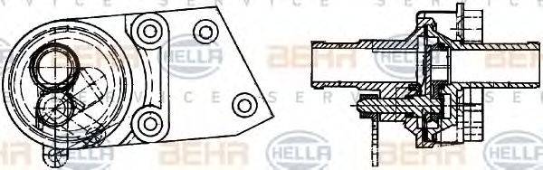 HELLA 8FZ351314301 Регулюючий клапан охолоджувальної рідини