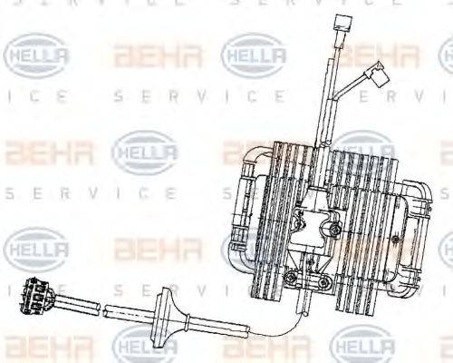 HELLA 5DS351320001 Регулятор, вентилятор салону