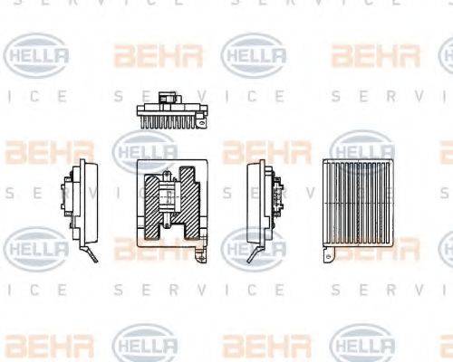 HELLA 5HL351321181 Регулятор, вентилятор салону