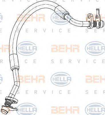 HELLA 9GS351338651 Трубопровід високого тиску, кондиціонер