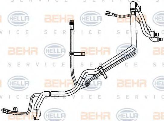 HELLA 9GS351338741 Трубопровід високого/низкого тиску, кондиціонер