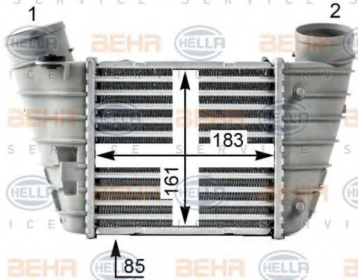 HELLA 8ML376700061 Інтеркулер