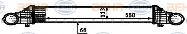 HELLA 8ML376723391 Інтеркулер