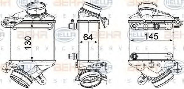 HELLA 8ML376746441 Інтеркулер