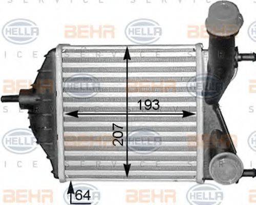 HELLA 8ML376783551 Інтеркулер