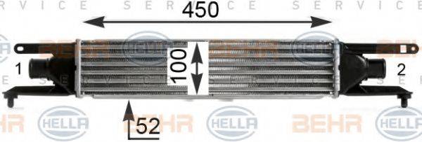 HELLA 8ML376900401 Інтеркулер