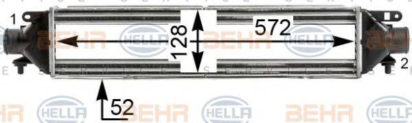 HELLA 8ML376900431 Інтеркулер