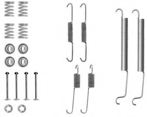 HELLA 8DZ355200431 Комплектуючі, гальмівна колодка