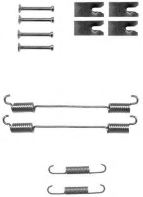 HELLA 8DZ355200831 Комплектуючі, гальмівна колодка