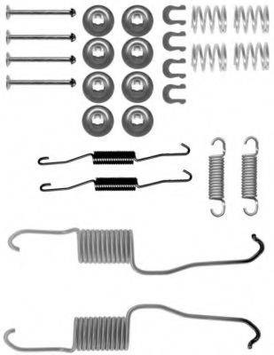 HELLA 8DZ355200891 Комплектуючі, гальмівна колодка