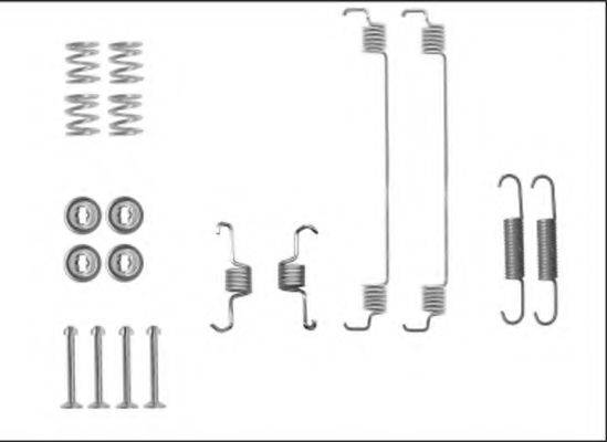 HELLA 8DZ355206051 Комплектуючі, гальмівна колодка