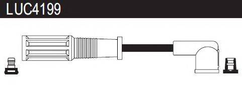 LUCAS ELECTRICAL LUC4199 Комплект дротів запалювання