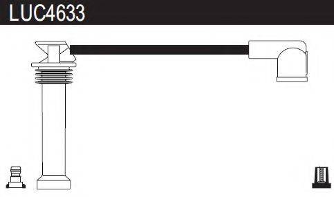 LUCAS ELECTRICAL LUC4633 Комплект дротів запалювання