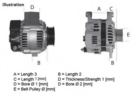 LUCAS ELECTRICAL LRA02966 Генератор