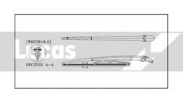 LUCAS ELECTRICAL LLWCR13C Щітка склоочисника