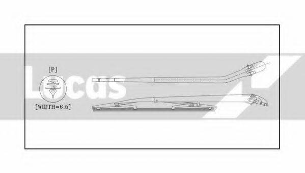 LUCAS ELECTRICAL LLWCR14D Щітка склоочисника