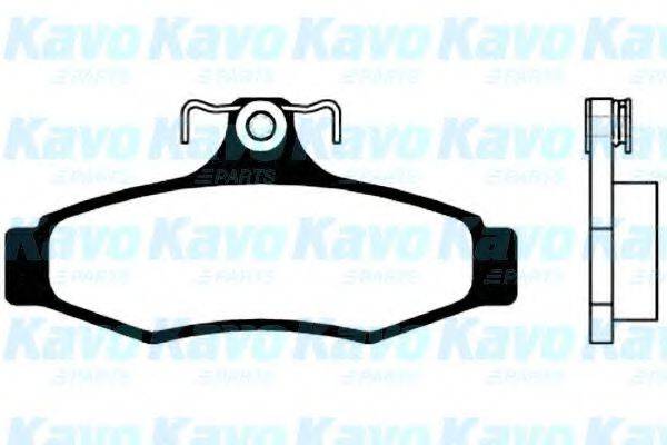 KAVO PARTS BP1005 Комплект гальмівних колодок, дискове гальмо