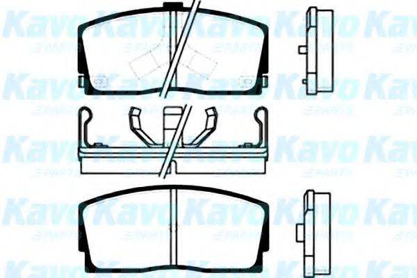 KAVO PARTS BP1503 Комплект гальмівних колодок, дискове гальмо