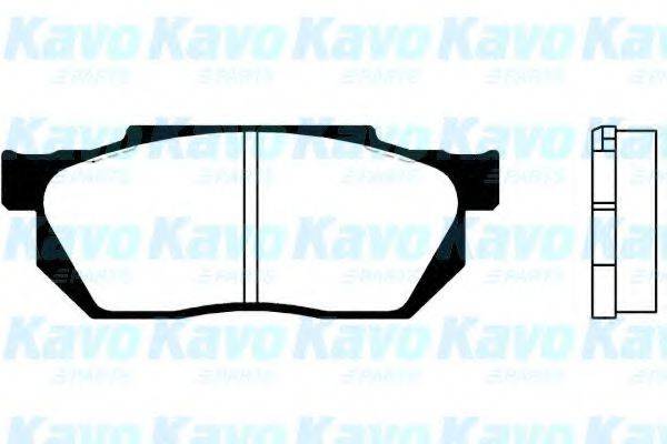 KAVO PARTS BP2000 Комплект гальмівних колодок, дискове гальмо