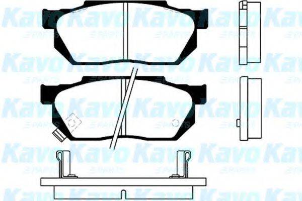 KAVO PARTS BP2001 Комплект гальмівних колодок, дискове гальмо