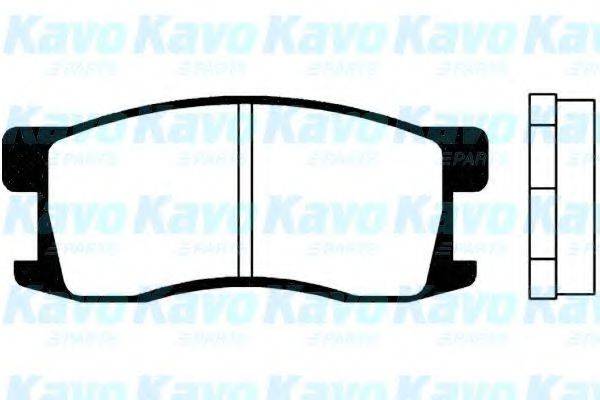 KAVO PARTS BP2004 Комплект гальмівних колодок, дискове гальмо