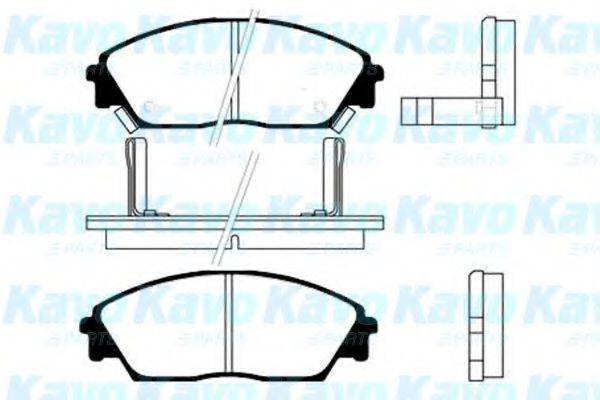 KAVO PARTS BP2011 Комплект гальмівних колодок, дискове гальмо