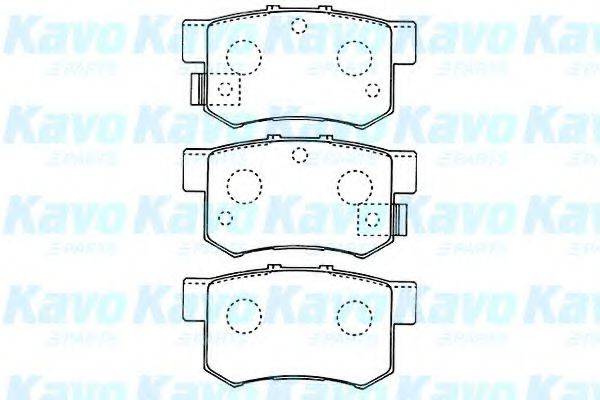 KAVO PARTS BP2043 Комплект гальмівних колодок, дискове гальмо