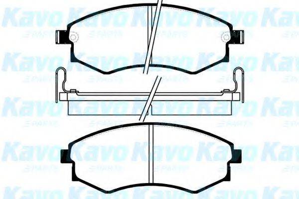 KAVO PARTS BP3003 Комплект гальмівних колодок, дискове гальмо