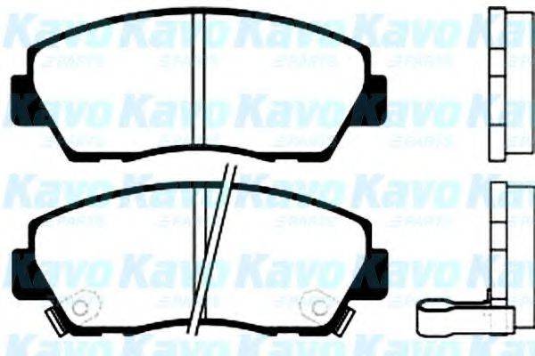 KAVO PARTS BP4513 Комплект гальмівних колодок, дискове гальмо