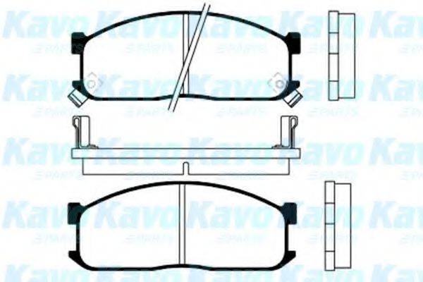 KAVO PARTS BP4514 Комплект гальмівних колодок, дискове гальмо