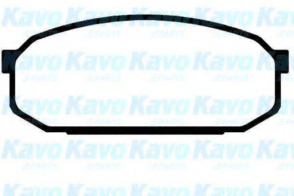 KAVO PARTS BP4522 Комплект гальмівних колодок, дискове гальмо