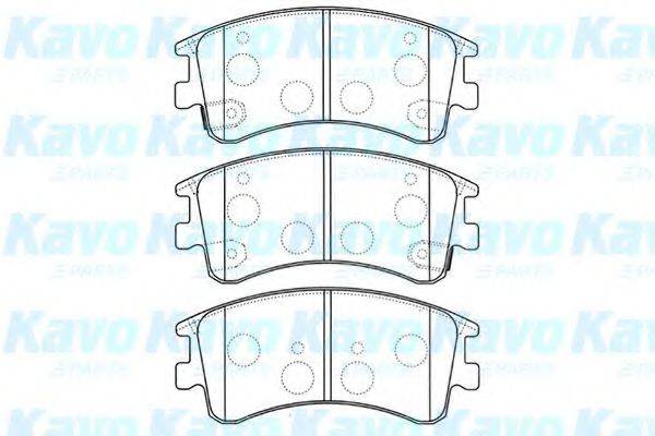 KAVO PARTS BP4551 Комплект гальмівних колодок, дискове гальмо