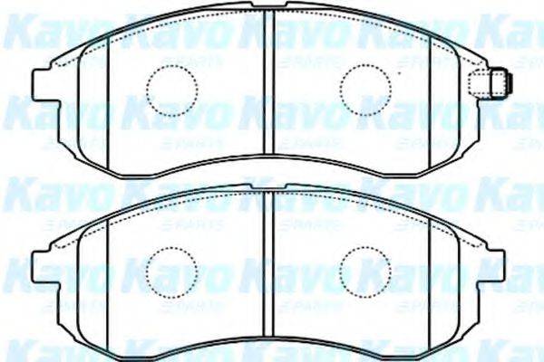 KAVO PARTS BP5540 Комплект гальмівних колодок, дискове гальмо