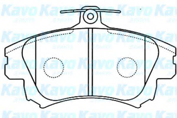 KAVO PARTS BP5542 Комплект гальмівних колодок, дискове гальмо