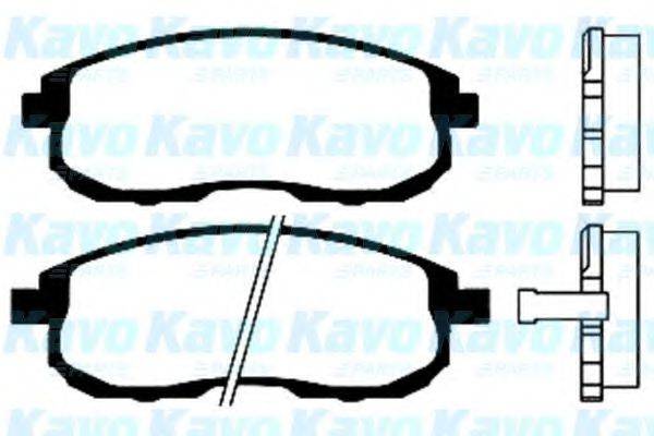 KAVO PARTS BP6517 Комплект гальмівних колодок, дискове гальмо