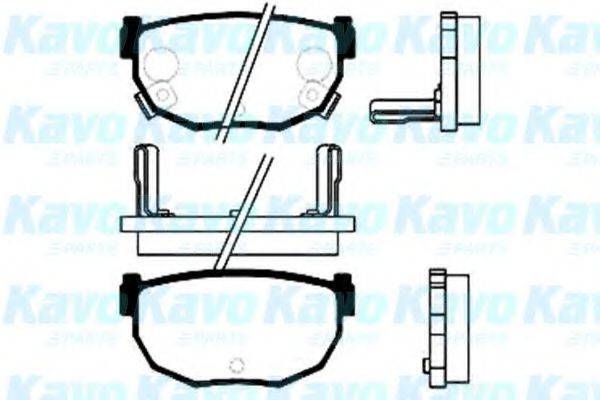 KAVO PARTS BP6542 Комплект гальмівних колодок, дискове гальмо