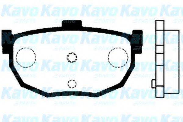 KAVO PARTS BP6545 Комплект гальмівних колодок, дискове гальмо