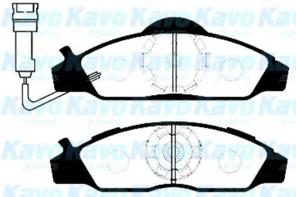 KAVO PARTS BP7500 Комплект гальмівних колодок, дискове гальмо