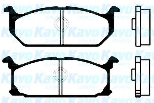 KAVO PARTS BP8502 Комплект гальмівних колодок, дискове гальмо